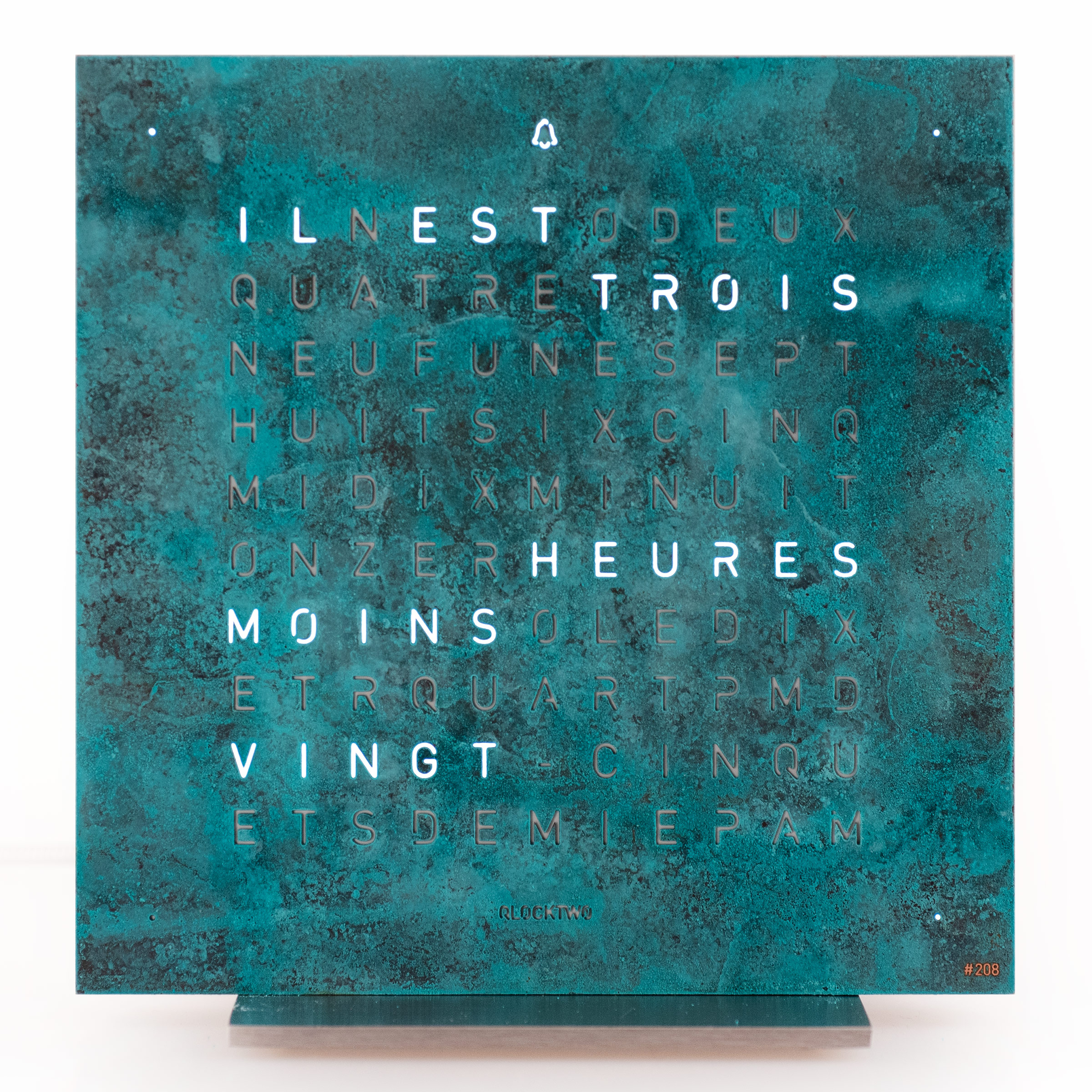 Qlocktwo Touch Creator's Edition Vintage Copper