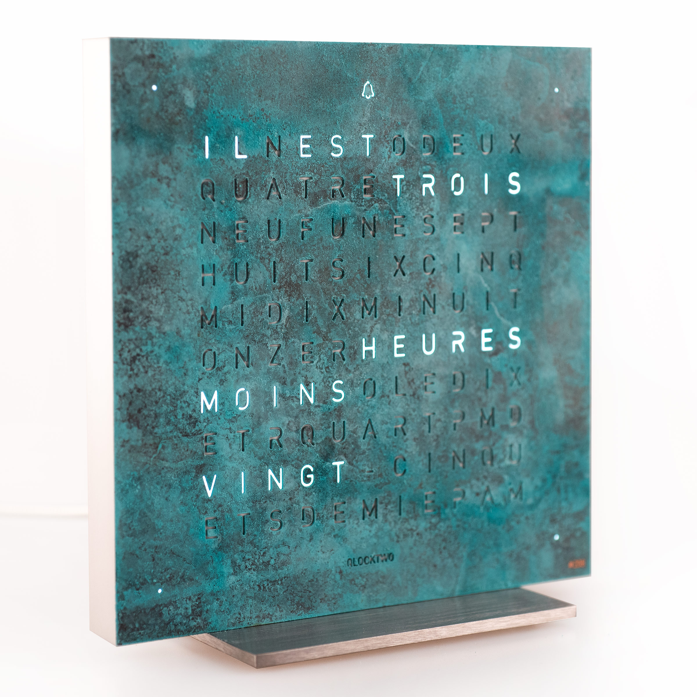 Qlocktwo Touch Creator's Edition Vintage Copper – Bild 2